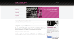 Desktop Screenshot of jungetheaterfabrik.ch